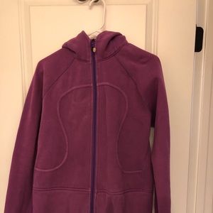 LULULEMON PURPLE SCUBA SWEATSHIRT
